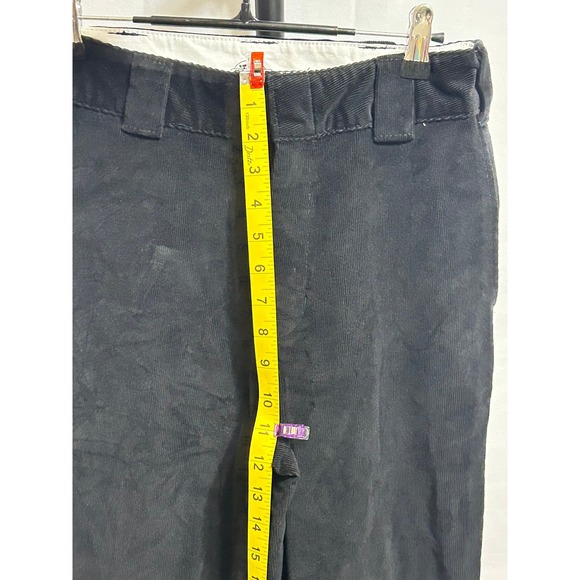 Dickies Black Corduroy Straight Leg Women 4R Casual Pants - Picture 3 of 12